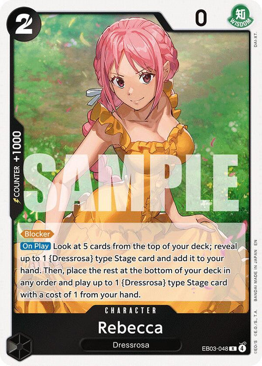 Rebecca R Extra Booster: One Piece Heroines Edition EB03-048 NM