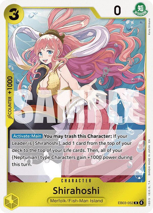 Shirahoshi R Extra Booster: One Piece Heroines Edition EB03-052 NM