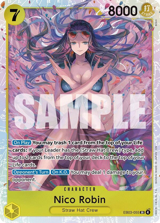 Nico Robin (055) SR Extra Booster: One Piece Heroines Edition EB03-055 NM