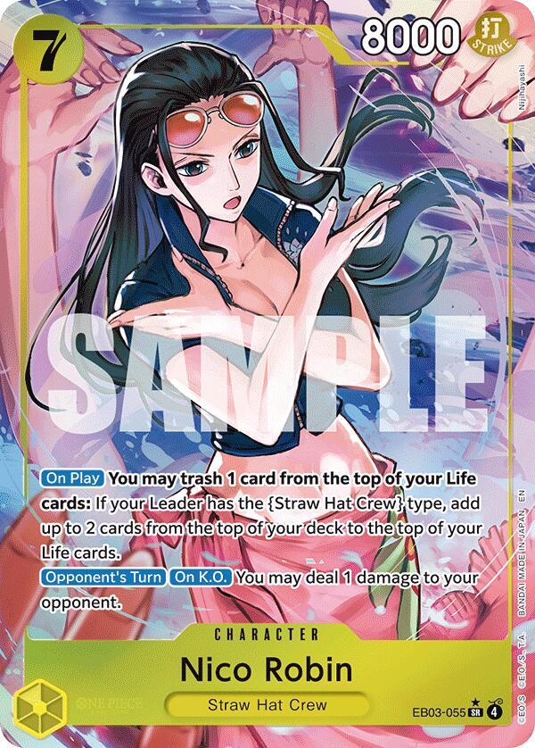 Nico Robin (055) (Alternate Art) SR Extra Booster: One Piece Heroines Edition EB03-055 NM