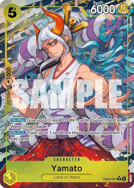 Yamato (Alternate Art) R Extra Booster: One Piece Heroines Edition EB03-057 NM