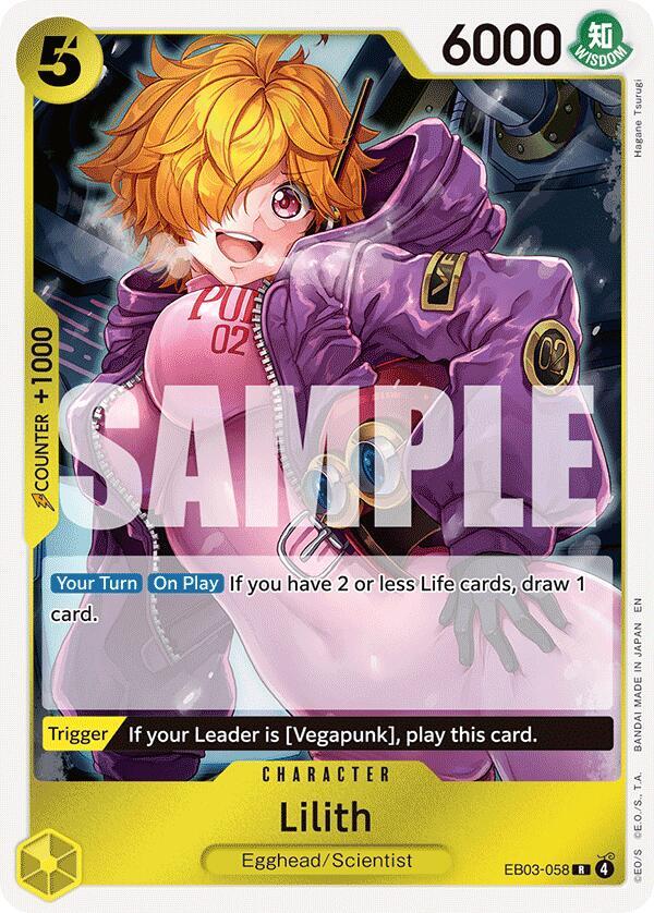 Lilith R Extra Booster: One Piece Heroines Edition EB03-058 NM