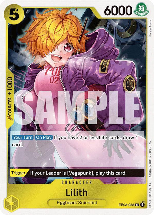 Lilith R Extra Booster: One Piece Heroines Edition EB03-058 NM