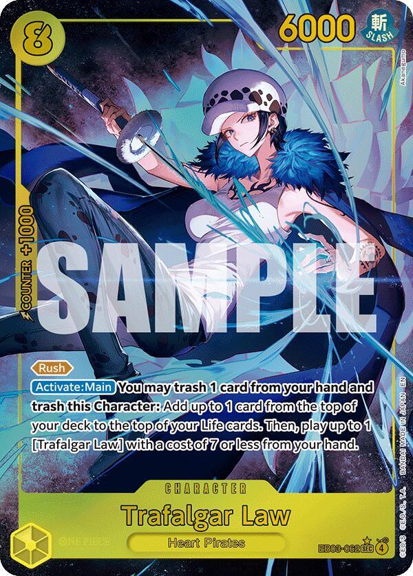 Trafalgar Law (Alternate Art) SEC Extra Booster: One Piece Heroines Edition EB03-062 NM