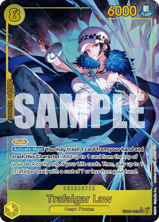 Trafalgar Law (Alternate Art) SEC Extra Booster: One Piece Heroines Edition EB03-062 NM