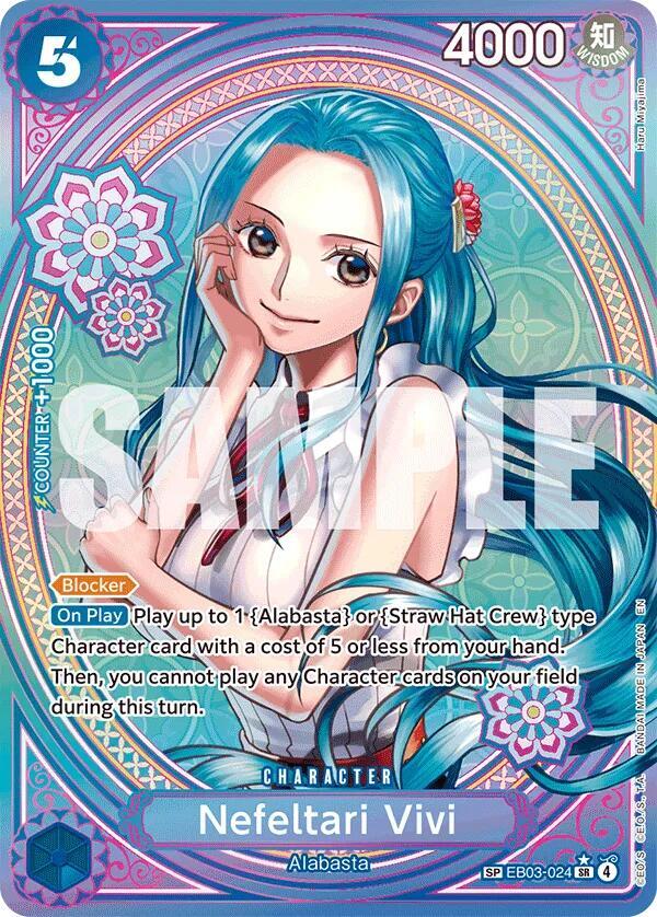 Nefeltari Vivi (024) (SP) SR Extra Booster: One Piece Heroines Edition EB03-024 NM