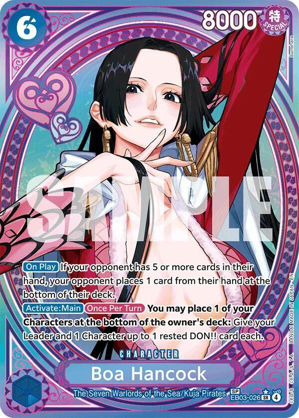 Boa Hancock (SP) SR Extra Booster: One Piece Heroines Edition EB03-026 NM