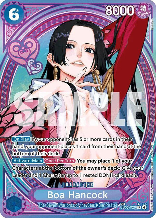 Boa Hancock (SP) SR Extra Booster: One Piece Heroines Edition EB03-026 NM