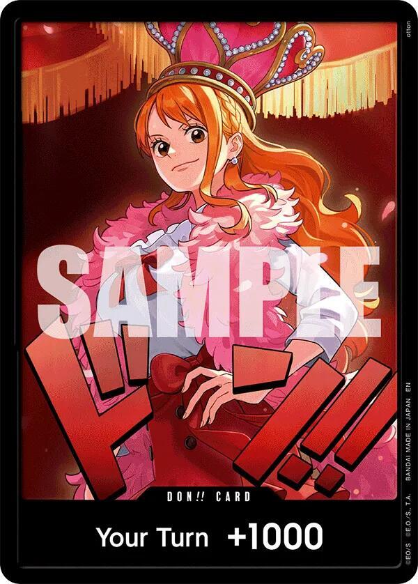 DON!! Card (Nami) DON!! Extra Booster: One Piece Heroines Edition NM