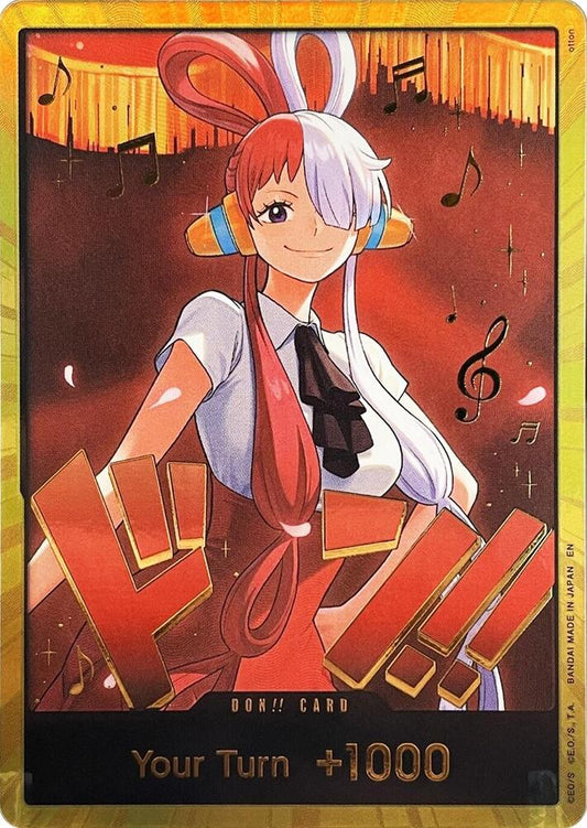 DON!! Card (Uta) (Gold) DON!! Extra Booster: One Piece Heroines Edition NM