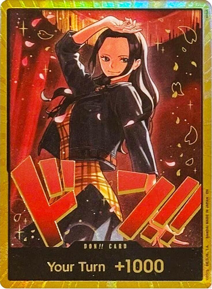 DON!! Card (Nico Robin) (Gold) DON!! Extra Booster: One Piece Heroines Edition NM