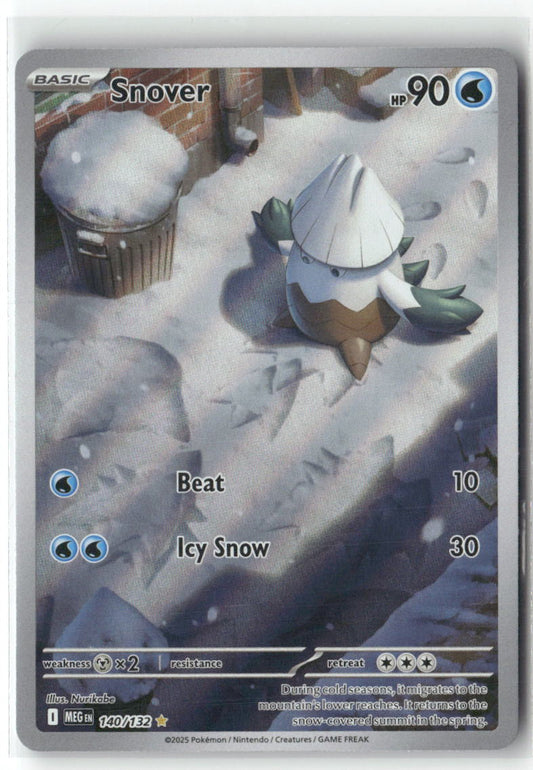 Snover Illustration Rare ME01: Mega Evolution 140/132 NM