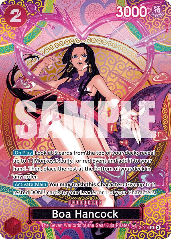 Boa Hancock (SP) SR Adventure on Kami's Island OP12-014 NM