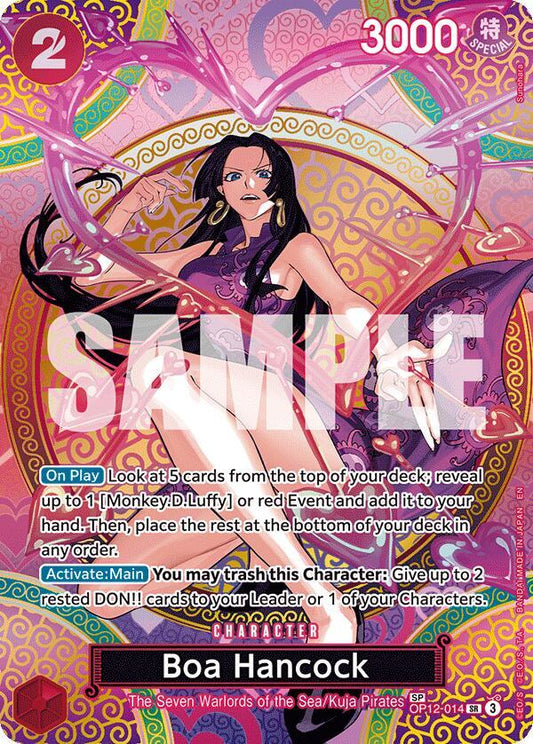 Boa Hancock (SP) SR Adventure on Kami's Island OP12-014 NM