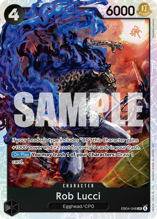 Rob Lucci SR Adventure on Kami's Island EB04-048 NM