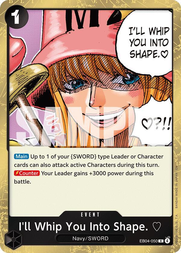 I'll Whip You Into Shape. R Adventure on Kami's Island EB04-050 NM