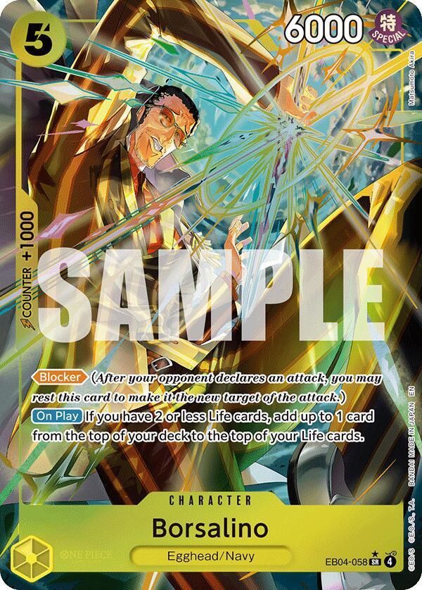 Borsalino (Alternate Art) SR Adventure on Kami's Island EB04-058 NM