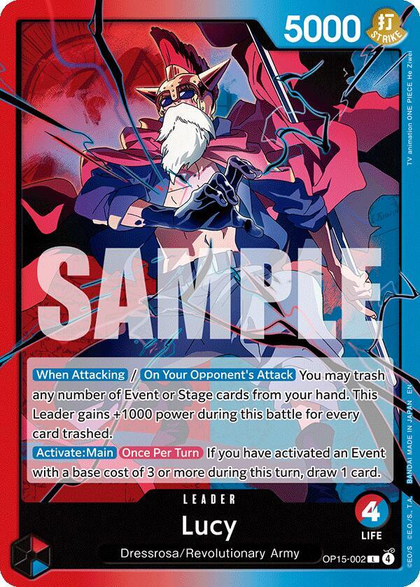 Lucy L Adventure on Kami's Island OP15-002 NM
