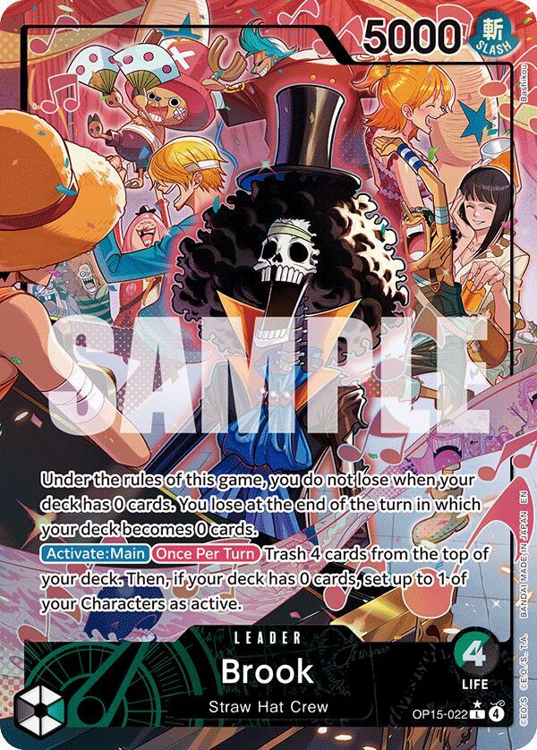 Brook (OP15-022) (Alternate Art) L Adventure on Kami's Island OP15-022 NM