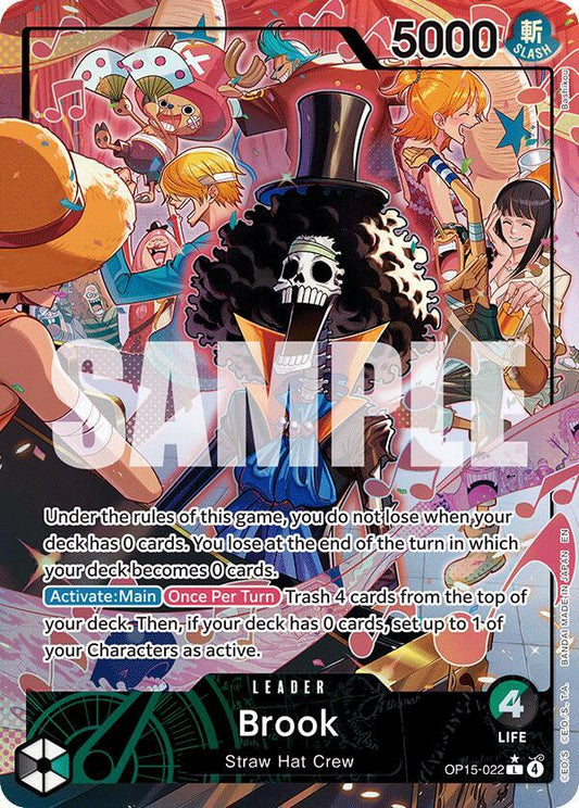 Brook (OP15-022) (Alternate Art) L Adventure on Kami's Island OP15-022 NM