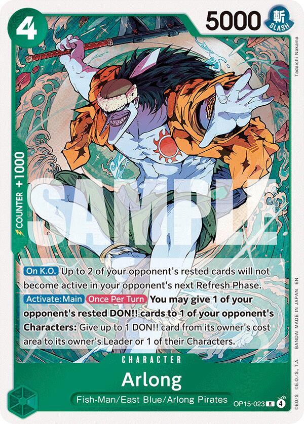 Arlong R Adventure on Kami's Island OP15-023 NM