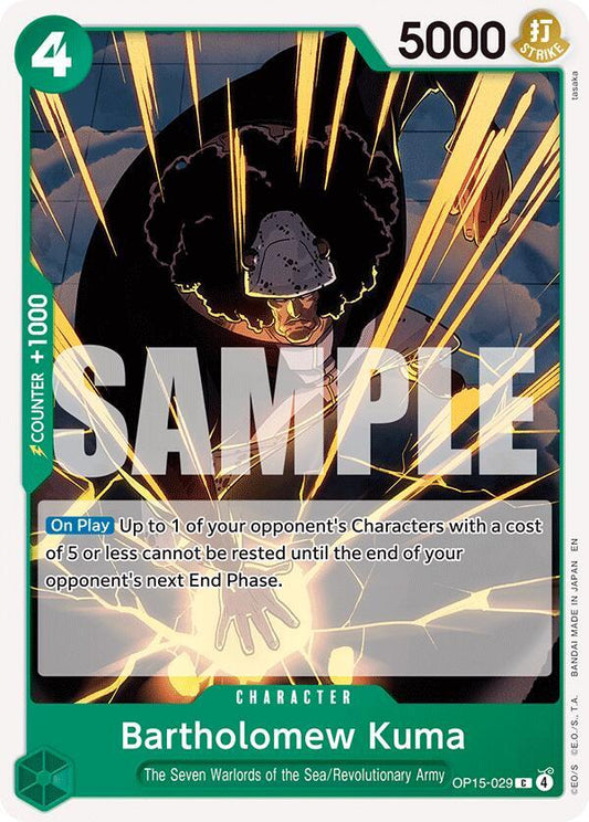 Bartholomew Kuma (OP15-029) C Adventure on Kami's Island OP15-029 NM