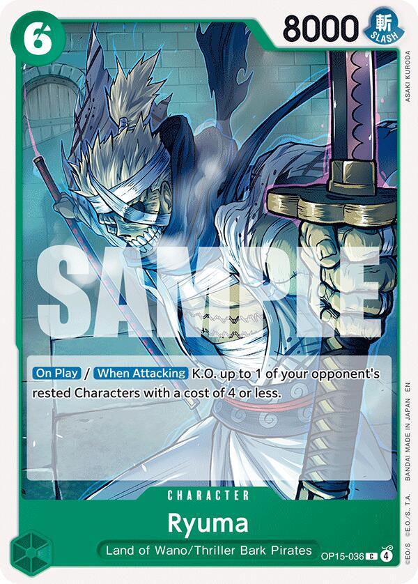 Ryuma C Adventure on Kami's Island OP15-036 NM