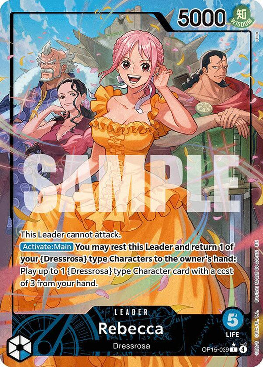 Rebecca (OP15-039) (Alternate Art) L Adventure on Kami's Island OP15-039 NM
