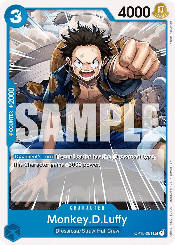 Monkey.D.Luffy (OP15-051) UC Adventure on Kami's Island OP15-051 NM