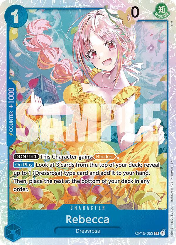 Rebecca (OP15-053) SR Adventure on Kami's Island OP15-053 NM