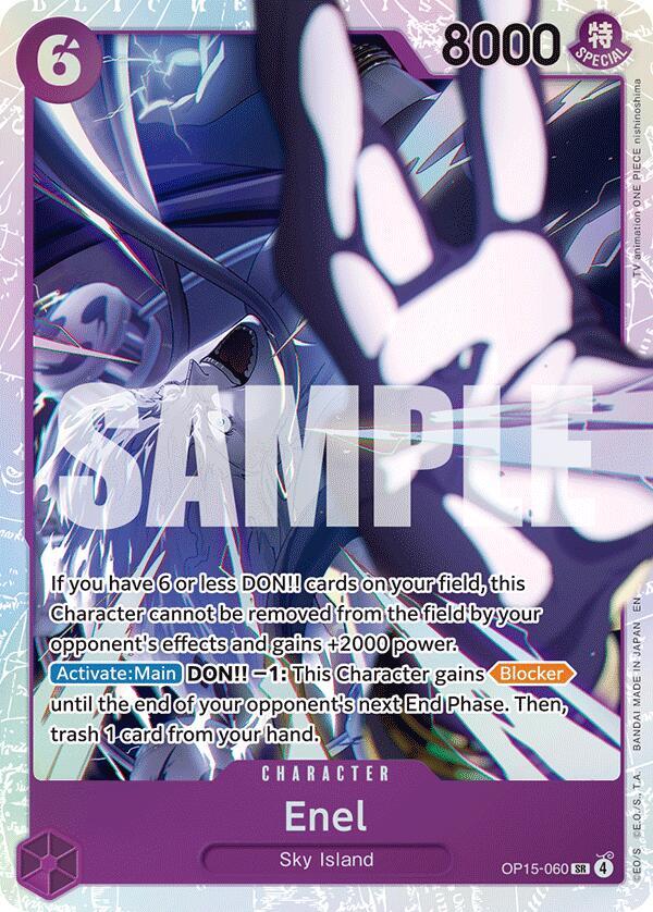 Enel (OP15-060) SR Adventure on Kami's Island OP15-060 NM
