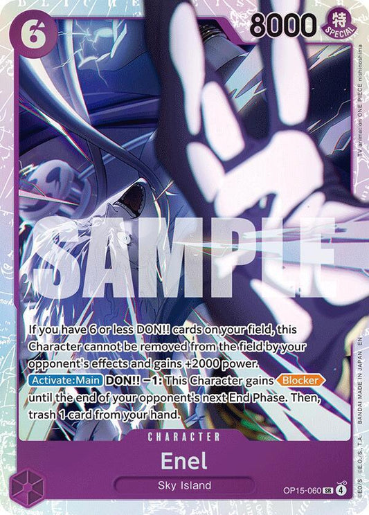 Enel (OP15-060) SR Adventure on Kami's Island OP15-060 NM