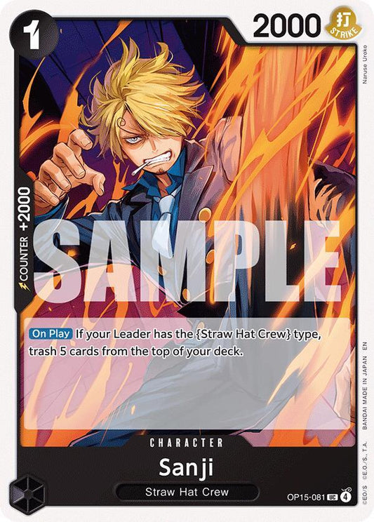 Sanji (OP15-081) UC Adventure on Kami's Island OP15-081 NM