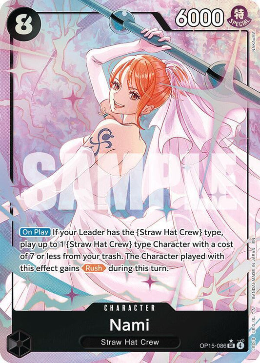 Nami (OP15-086) (Alternate Art) SR Adventure on Kami's Island OP15-086 NM