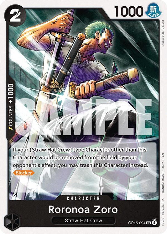 Roronoa Zoro (OP15-094) UC Adventure on Kami's Island OP15-094 NM