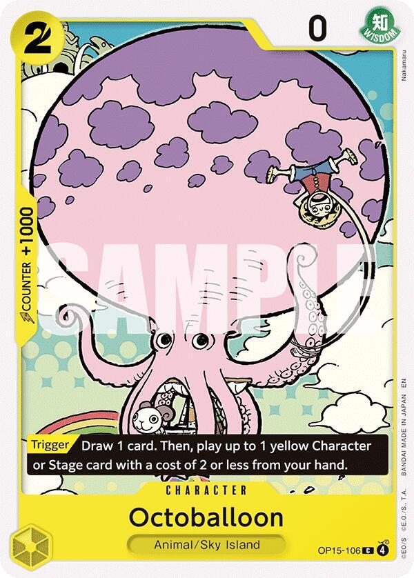Octoballoon C Adventure on Kami's Island OP15-106 NM