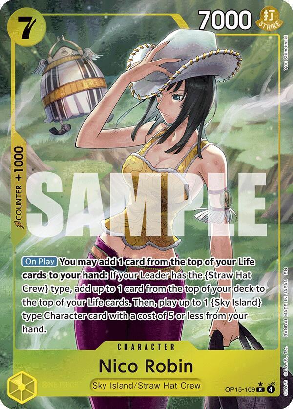 Nico Robin (OP15-109) (Alternate Art) R Adventure on Kami's Island OP15-109 NM