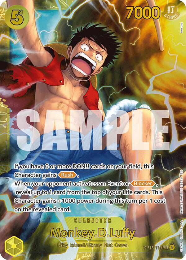 Monkey.D.Luffy (OP15-119) SEC Adventure on Kami's Island OP15-119 NM