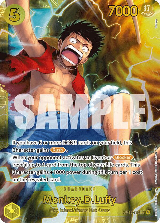 Monkey.D.Luffy (OP15-119) SEC Adventure on Kami's Island OP15-119 NM