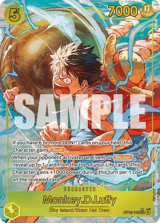 Monkey.D.Luffy (OP15-119) (Alternate Art) SEC Adventure on Kami's Island OP15-119 NM