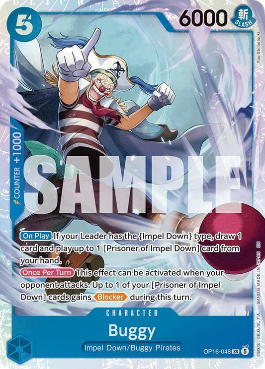 Buggy (048) SR The Time of Battle OP16-048 NM