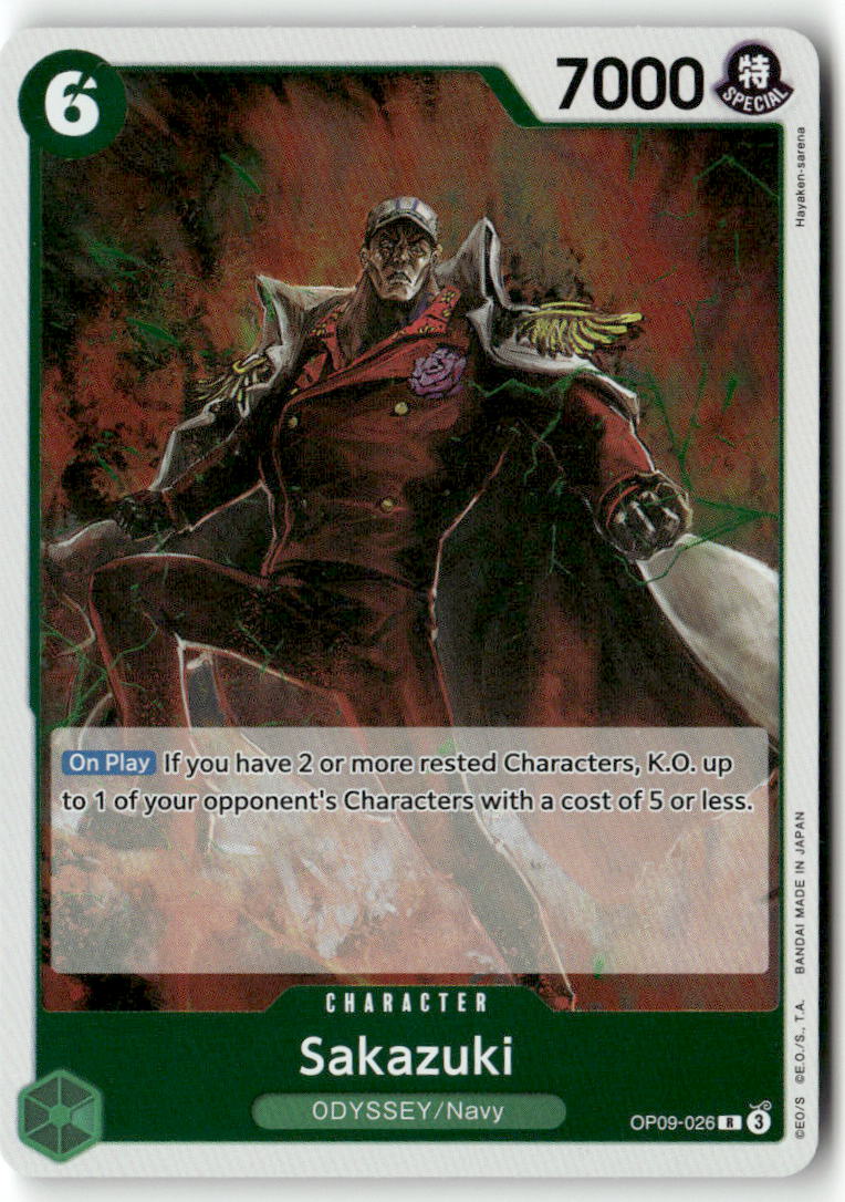 Sakazuki R Emperors in the New World OP09-026 NM