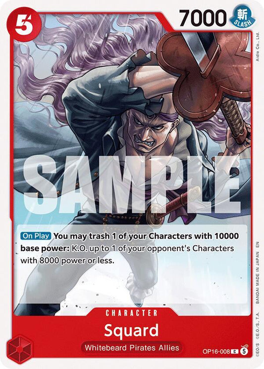 Squard C The Time of Battle OP16-008 NM