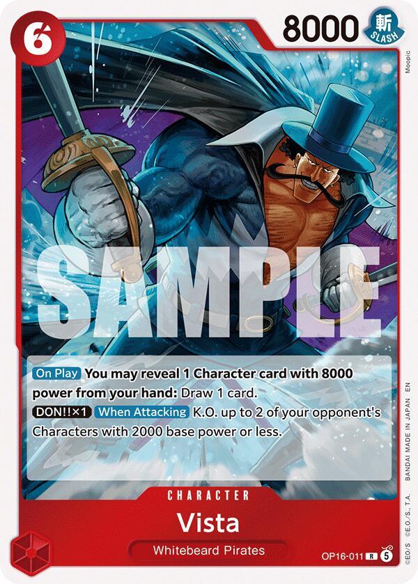 Vista R The Time of Battle OP16-011 NM