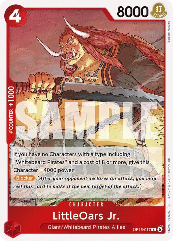 LittleOars Jr. R The Time of Battle OP16-017 NM