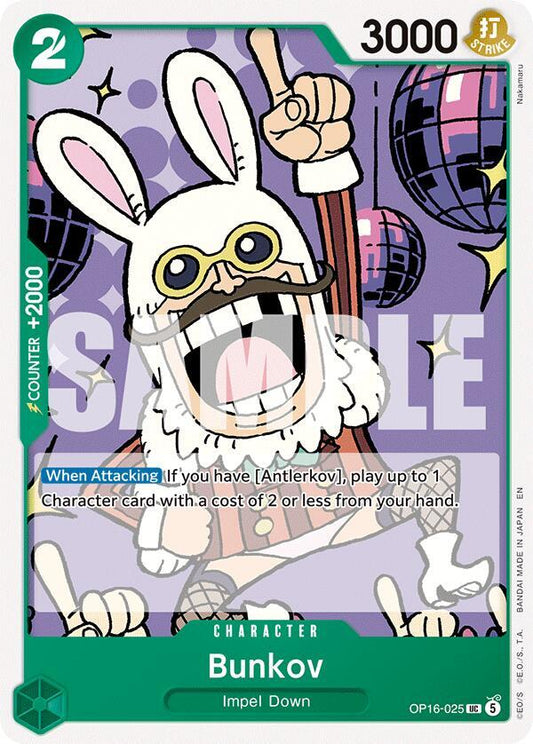 Bunkov UC The Time of Battle OP16-025 NM