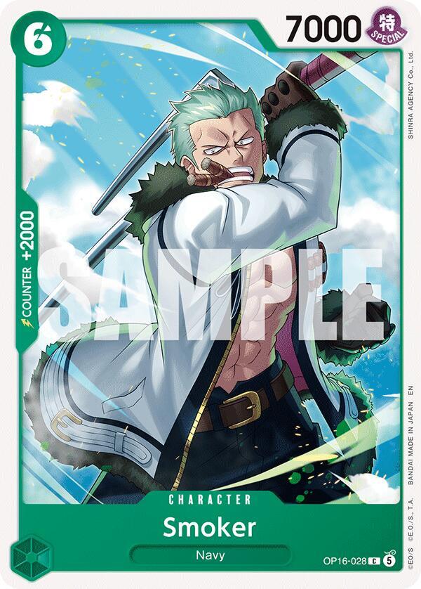 Smoker C The Time of Battle OP16-028 NM