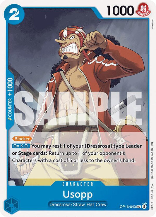 Usopp UC The Time of Battle OP16-043 NM