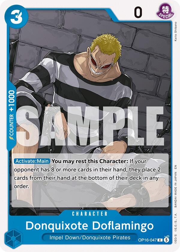 Donquixote Doflamingo (047) C The Time of Battle OP16-047 NM