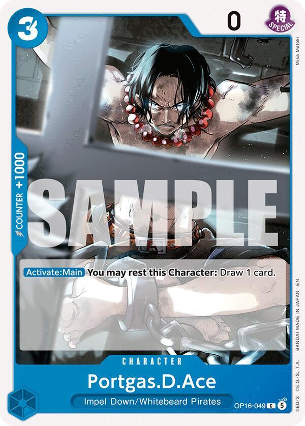 Portgas.D.Ace (049) C The Time of Battle OP16-049 NM